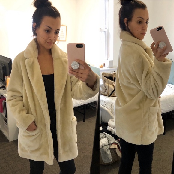 🏷 Abercrombie & Fitch  Teddy Coat | NWT - Picture 8 of 8